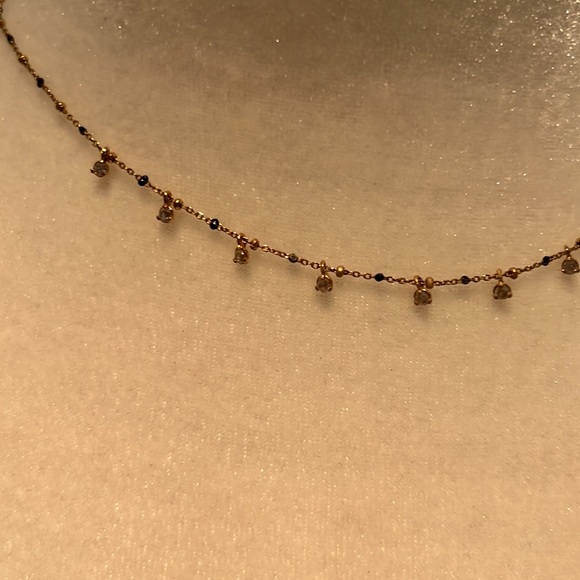 NWT Anthropologie black stone necklace - Picture 5 of 12